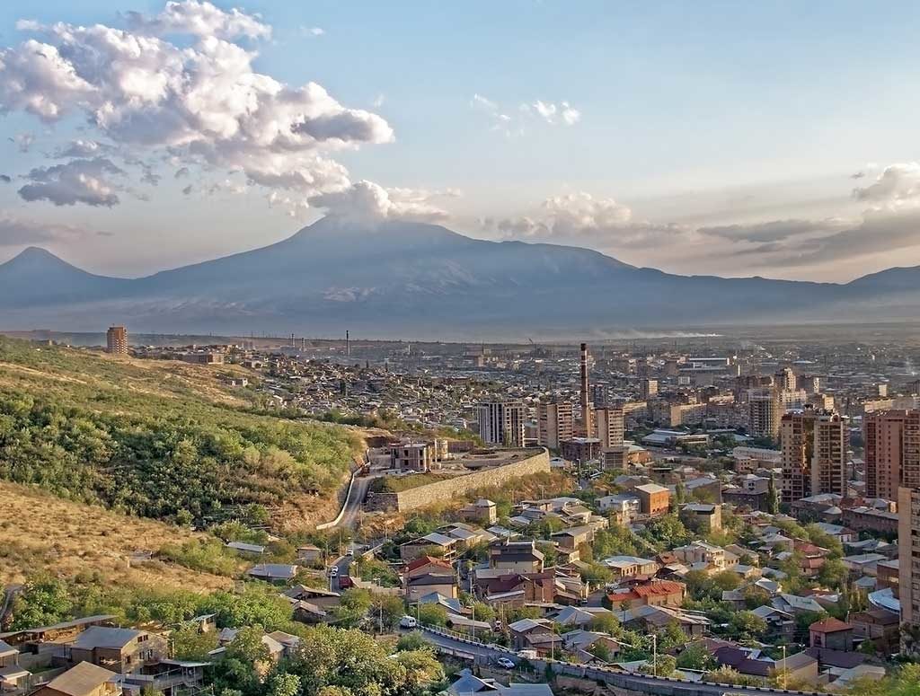 landscape in the capital of armenia