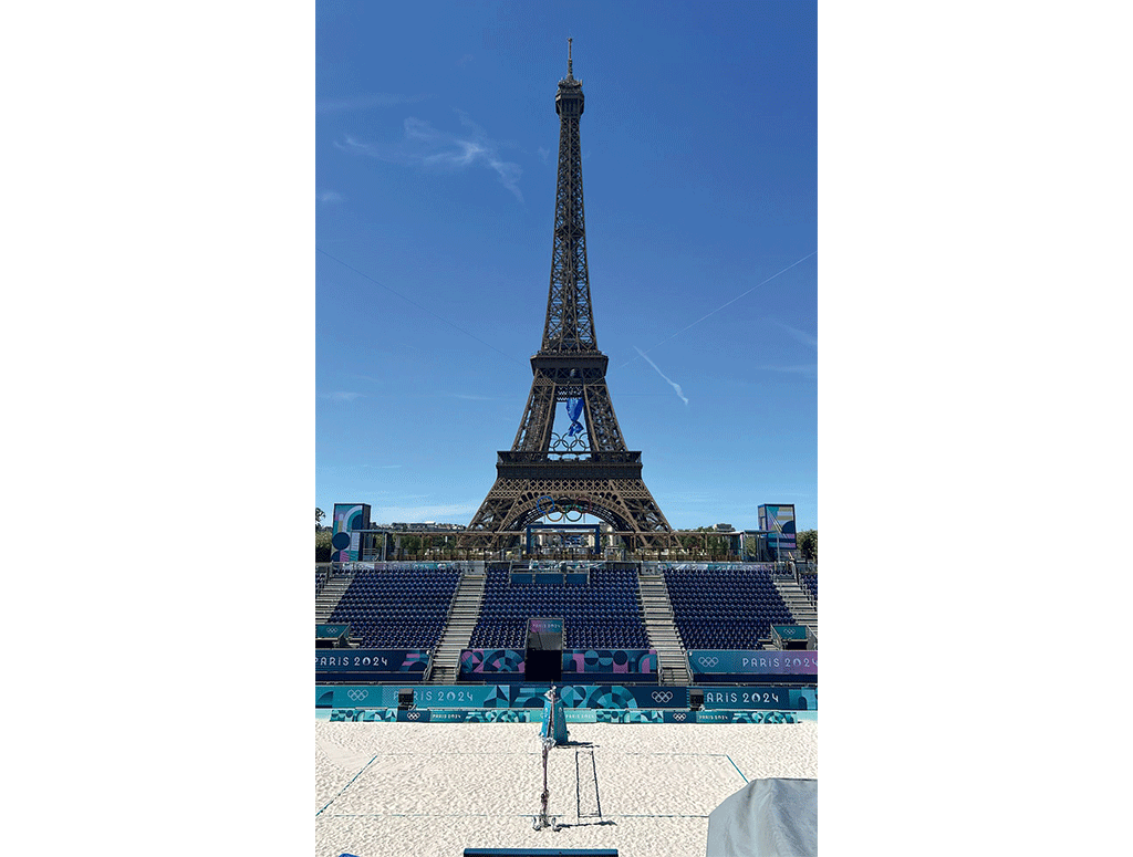 estadio de la torre eiffel en los juegos olímpicos de parís 2024