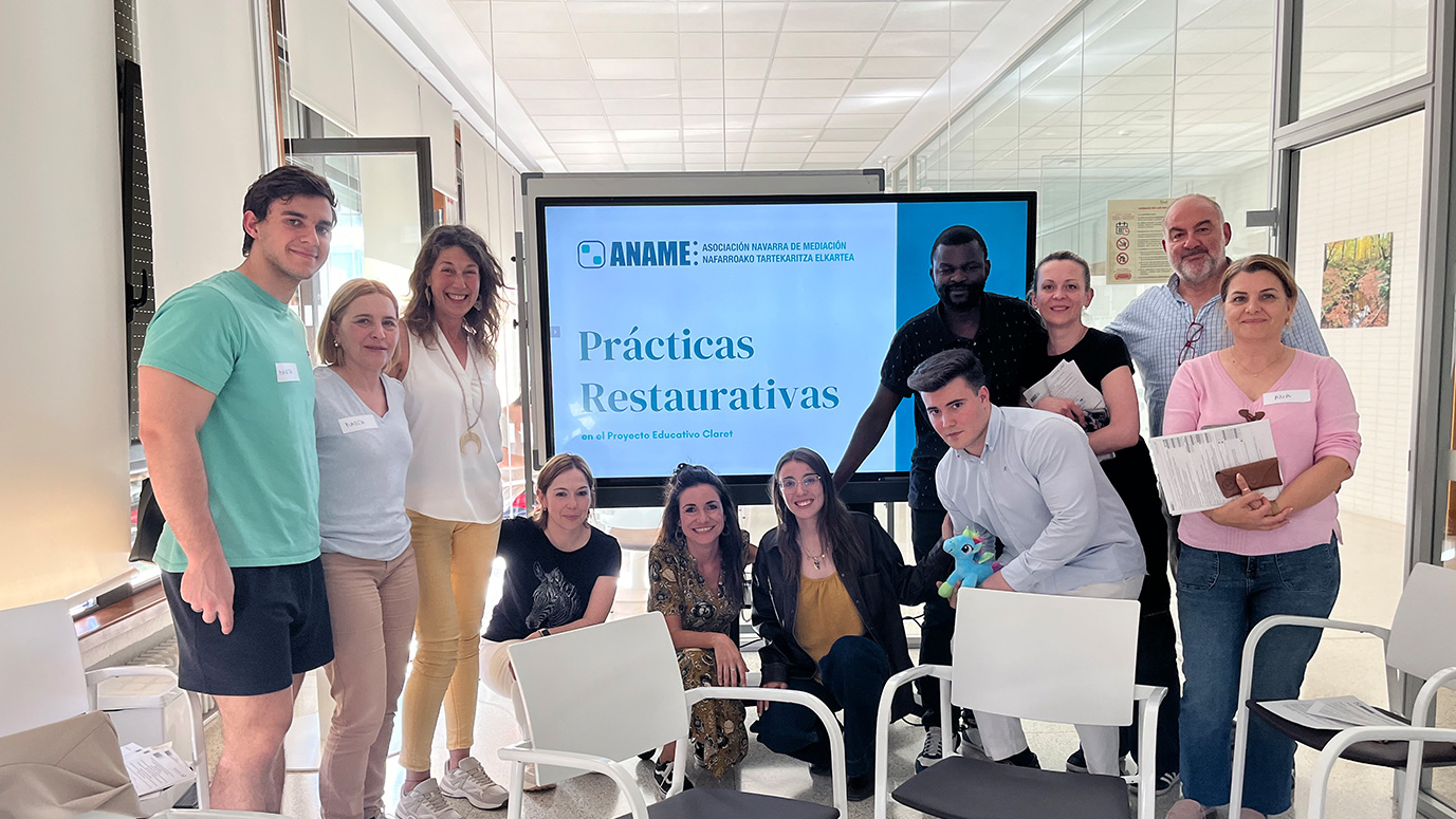 El equipo del proyecto educativo de prácticas restaurativas