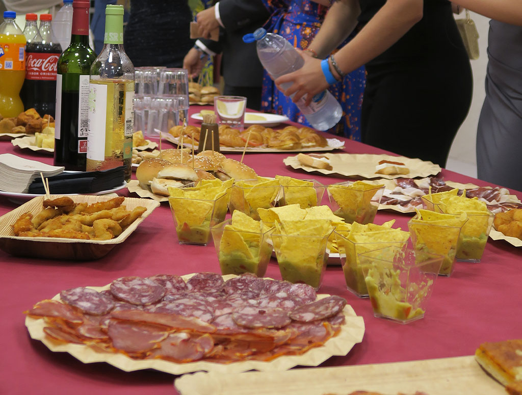 Cena del baile de bienvenida