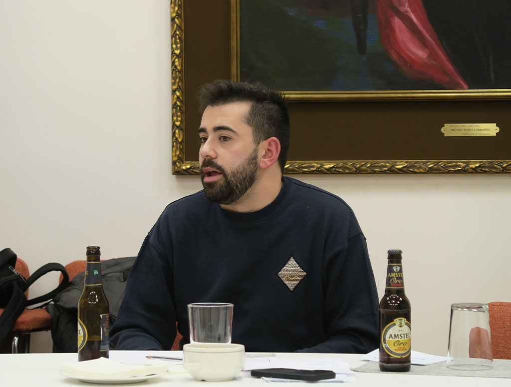 Miguel Matellanes solo hablando sobre debate